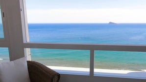 A room with a view of the ocean through a large window. - Tor Serena by Interhome (Benidorm)