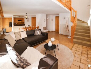 Télévision, cheminée