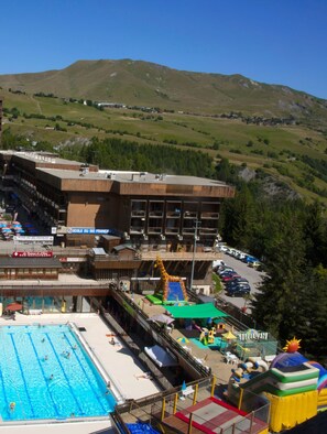 Una piscina climatizada