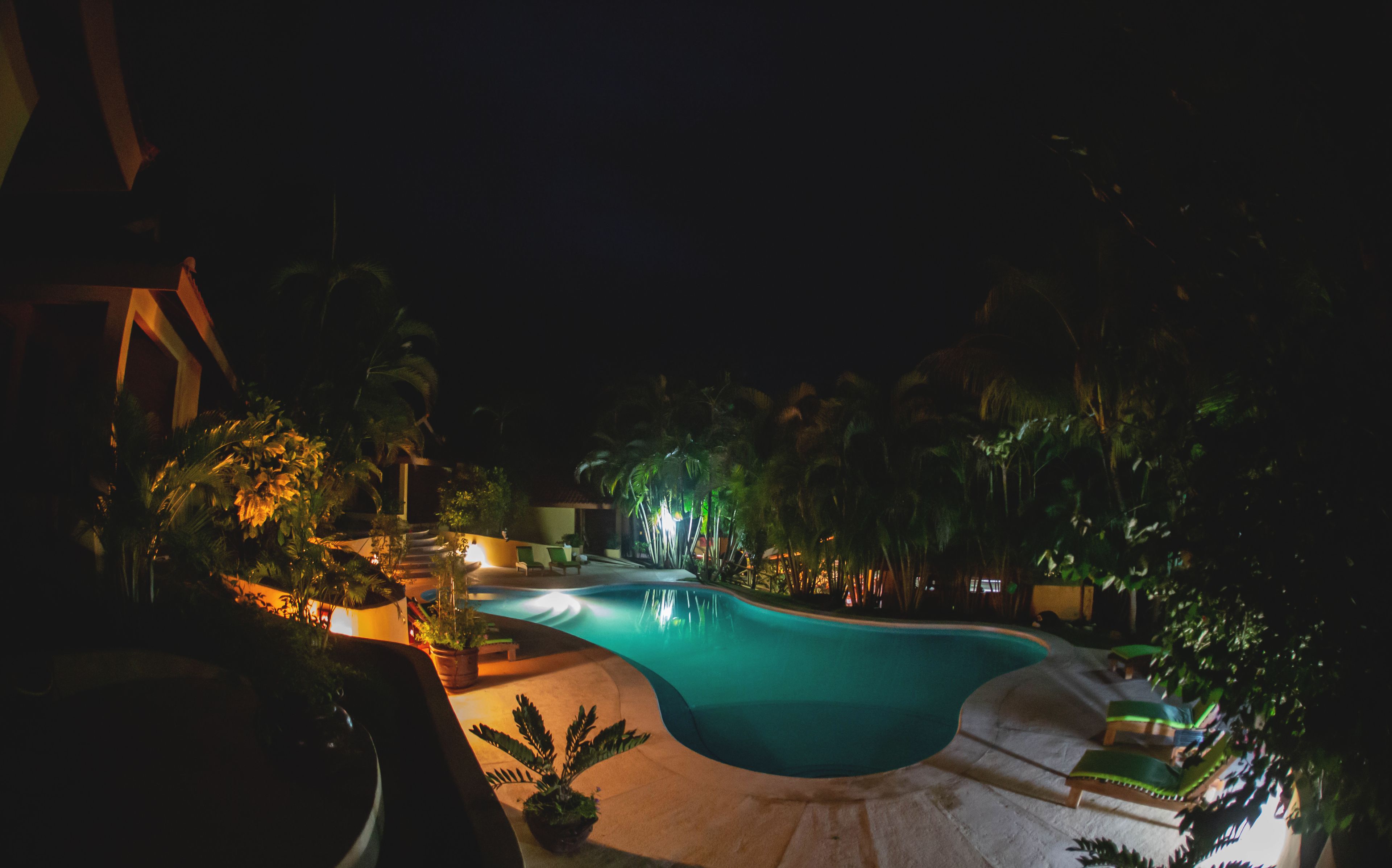 front of property – evening/night