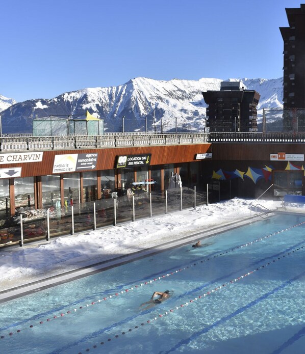 A heated pool - Vostok Zodiaque by Interhome (Le Corbier)