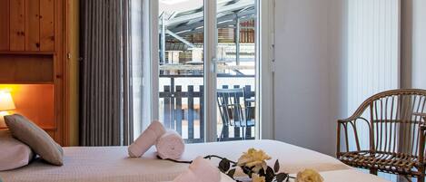 2 chambres, accès Internet