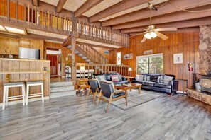 House, Multiple Beds, Fireplace, Mountain View (121) | Interior - Lakeview Fishing House #121 (Big Bear Lake)