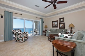 Condo, 2 Bedrooms | Living room - Escapes To The Shores #1702 by Vacasa (Orange Beach)