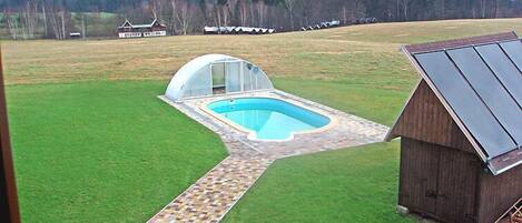 Una piscina climatizada