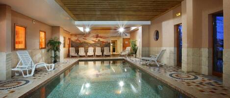 Indoor pool, a heated pool