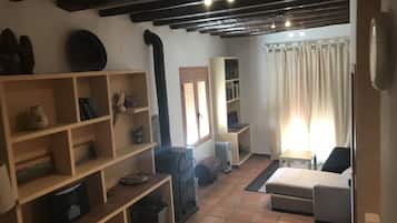 TV, books, stereo