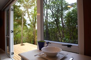 Interior - Fantail Bush Chalet, bush and golf on your doorstep! (Wainui)