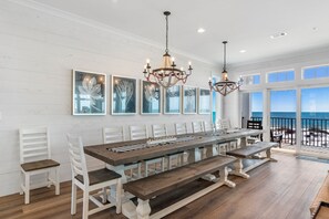 Dining - Morning View by GSVR | Luxury Beachfront w/ Pool, Elevator & Handicap Access + FREE Activities/Golf (Gulf Shores)