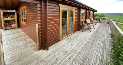 Two bedroom logcabin with spectacular view and private balcony