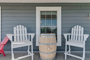 Terrace/patio - Overlooking Park with 1st and 2nd Floor Primary Suites. (Cape Charles)