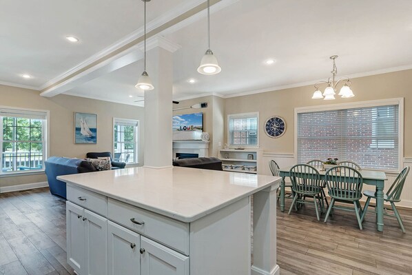 Interior - Overlooking Park with 1st and 2nd Floor Primary Suites. (Cape Charles)