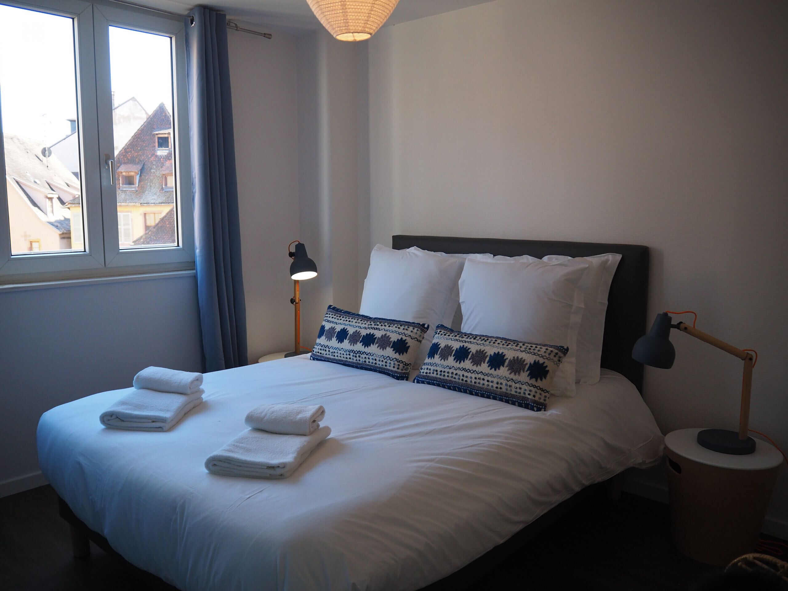 1 bedroom, desk, soundproofing, iron/ironing board