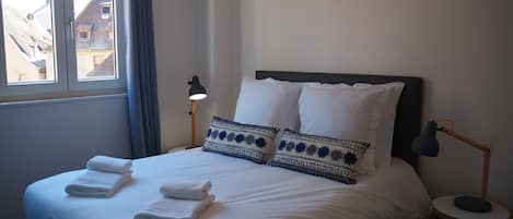 1 bedroom, desk, soundproofing, iron/ironing board