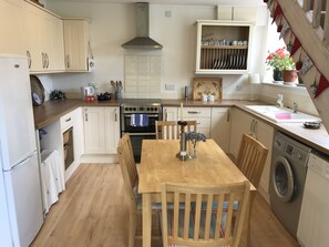 Microwave, oven, dishwasher, toaster