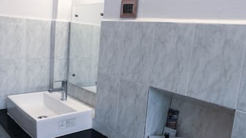 Towels, soap, toilet paper