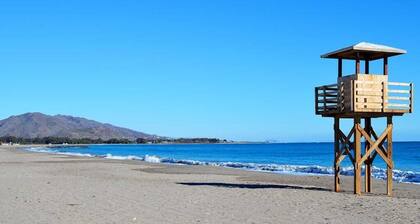 SEMI-DETACHED HOUSE IN VERA PLAYA 100 M FROM THE BEACH
