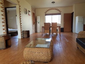 Family Villa, 2 Bedrooms, Kitchenette | Living room | Flat-screen TV