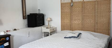 1 bedroom, iron/ironing board, travel crib, free WiFi