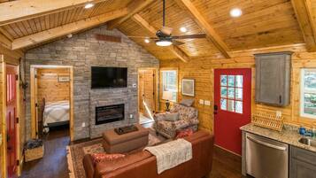 1 slaapkamer, een bureau, gratis wifi, beddengoed