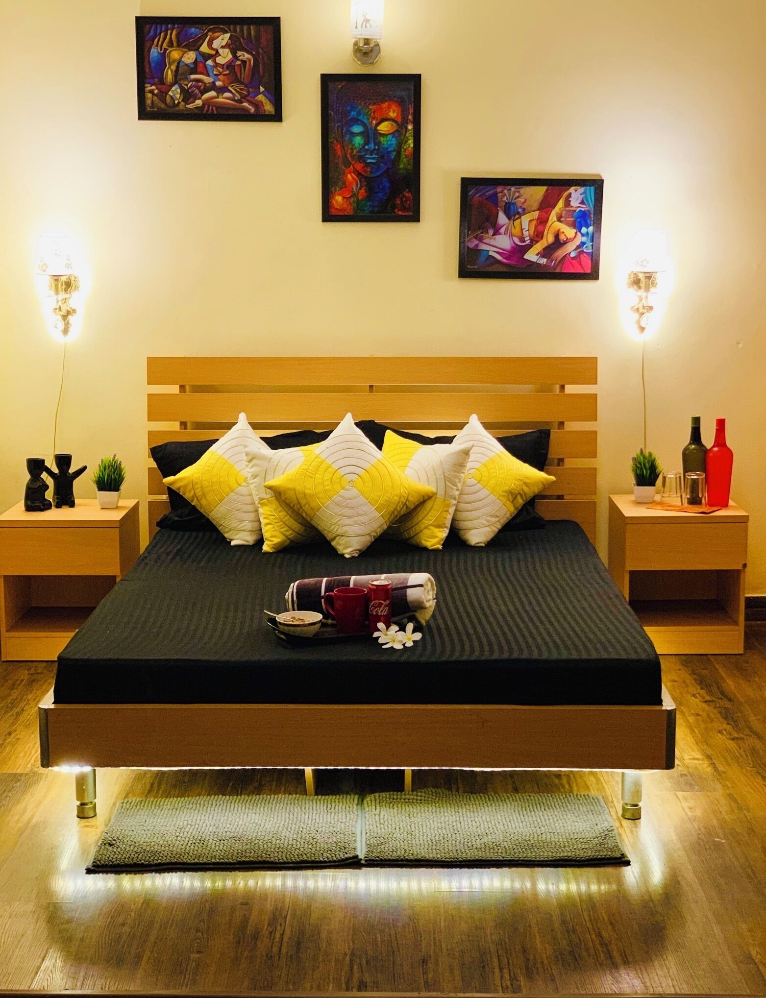 1 slaapkamer, een kluis op de kamer, wifi, beddengoed