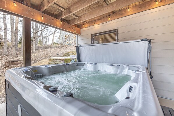 Bain à remous extérieur