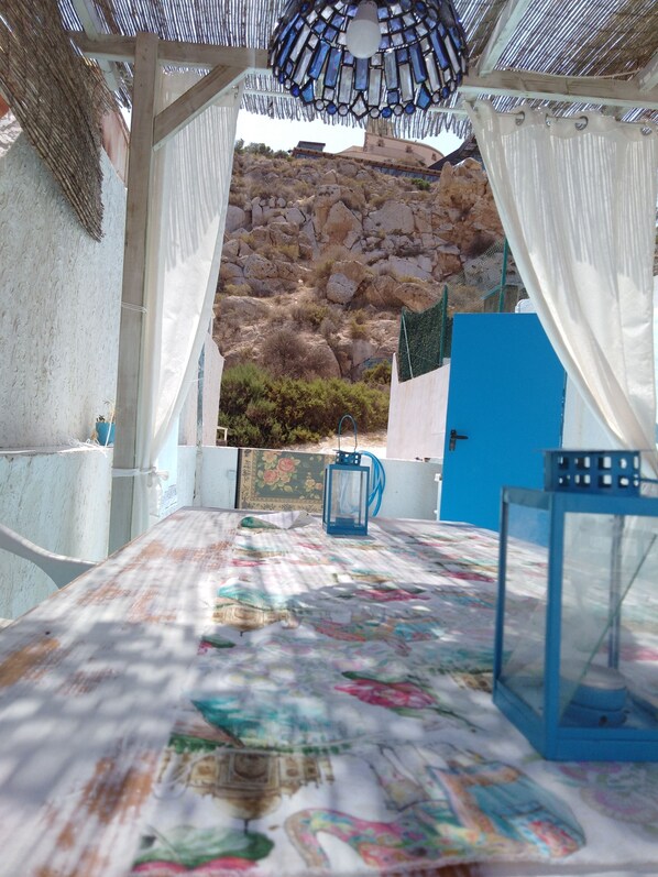 Property grounds - Duplex with hydromassage near the beach and the harbor for 2 persons (Águilas)