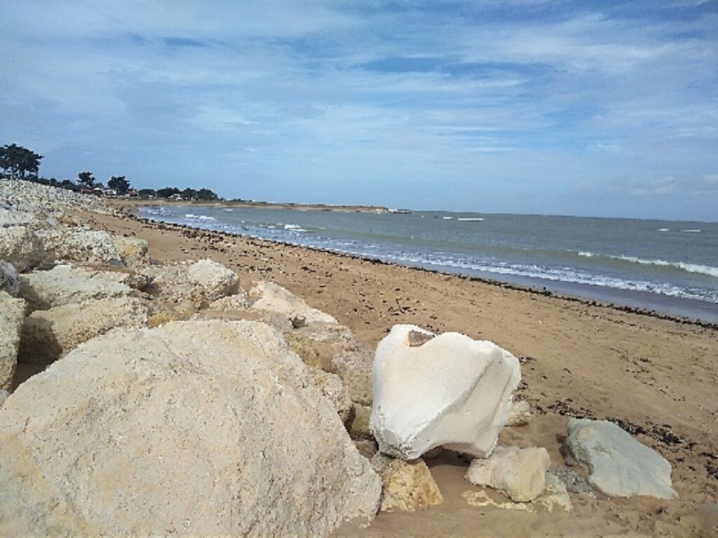 Plage à proximité, chaises longues