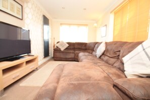 TV, fireplace, DVD player