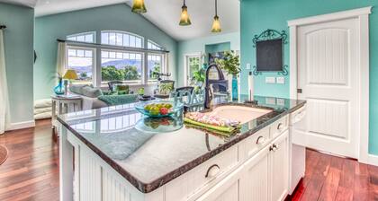 Lake view home w/ deck, huge lawn, patio & outdoor kitchen - near downtown