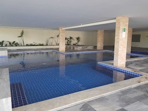 Indoor pool, outdoor pool