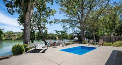 Lake Dunlap Luxury*Inground Pool*Accommodates 18*Separate Casita
