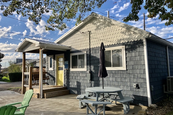 屋外ダイニングエリア