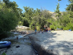 Sun loungers, beach towels