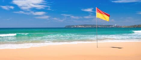 Plage à proximité, serviettes de plage