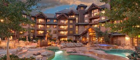 Indoor pool, outdoor pool