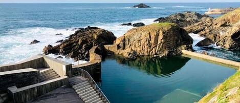 Una piscina climatizada