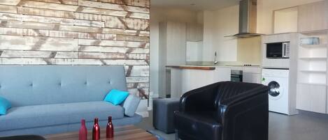 TV, DVD player, books