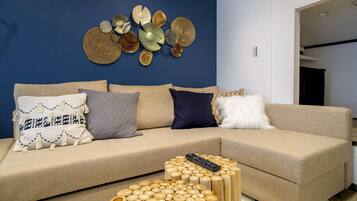 Rumah Deluks, 1 kamar tidur | Area keluarga | TV layar datar