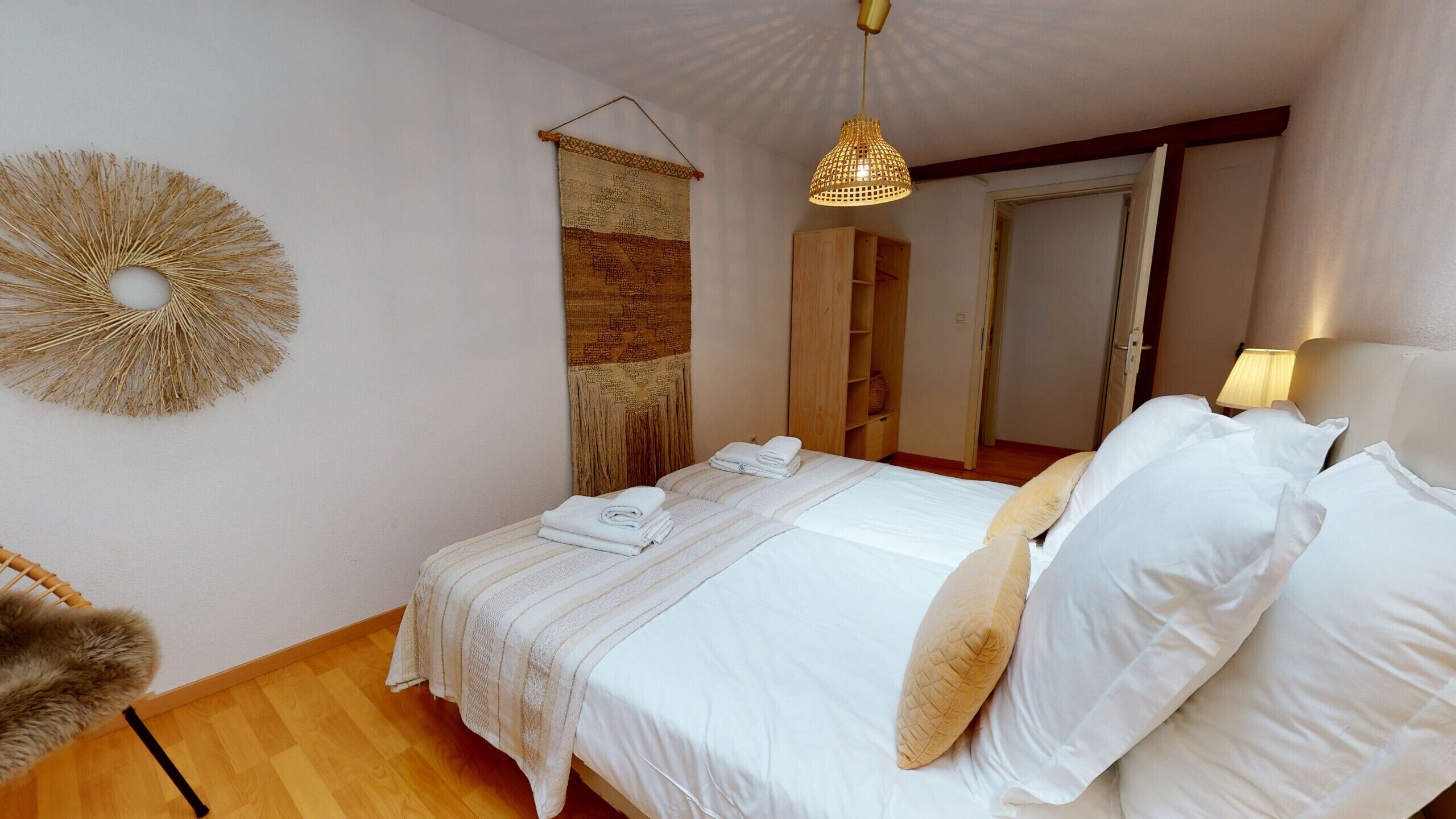 3 bedrooms, iron/ironing board, free WiFi, bed sheets