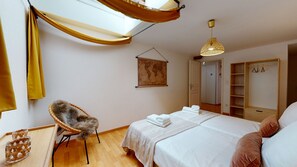 3 bedrooms, iron/ironing board, free WiFi, bed sheets