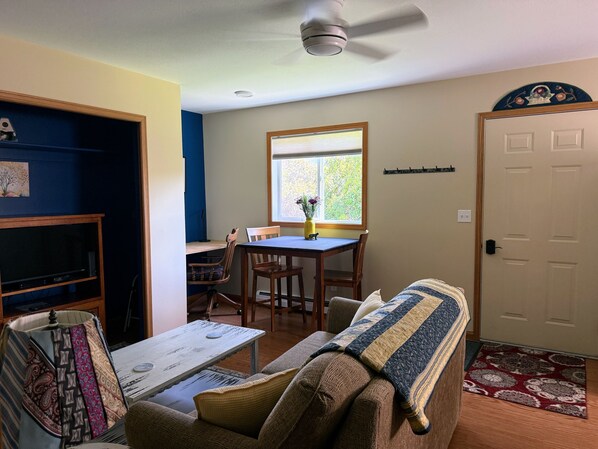 Smart TV, books, music library