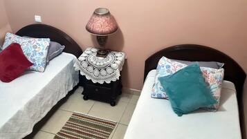 2 bedrooms, iron/ironing board, travel crib, free WiFi