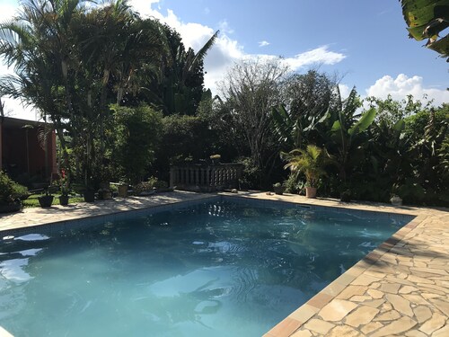 Farm in Biritiba Mirim 3 bedrooms, swimming pool, barbecue and wood-burning stove!