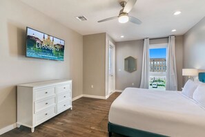 4 bedrooms, iron/ironing board, bed sheets