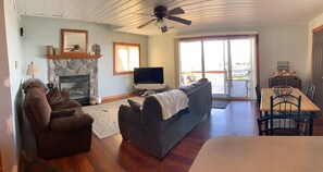 TV connectée, cheminée