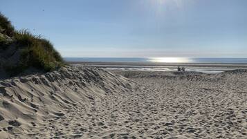 Beach nearby, sun-loungers