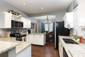 Fridge, microwave, oven, stovetop - Relax, Dine, Shop! Cozy Downtown Boerne Home, Less Than 1 Mile from Main St! (Boerne)