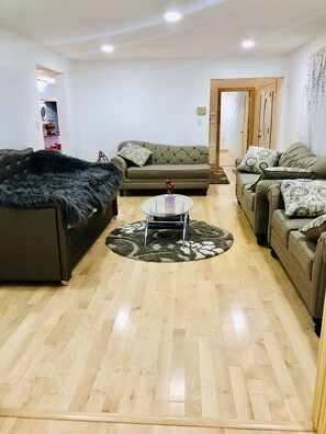 TV, fireplace, ping pong