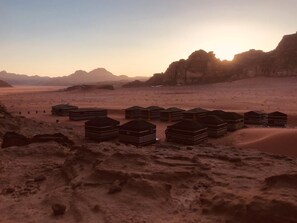 Uitzicht vanuit accommodatie